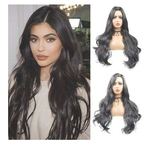 🆕️ Long wavy middle Parting Heat Resistant Wig